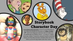 Storybook Character Day – Jones Elementary School